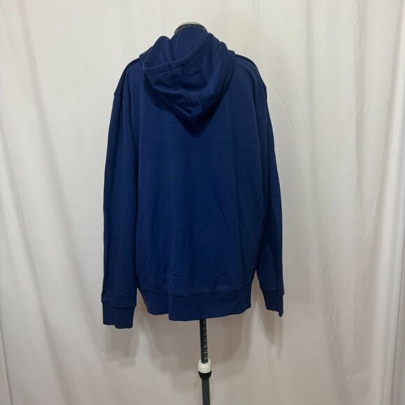 Life is Good NWT Sz L Darkest Blue French Terry Adirondack Stars Hoodie - Picture 12 of 15